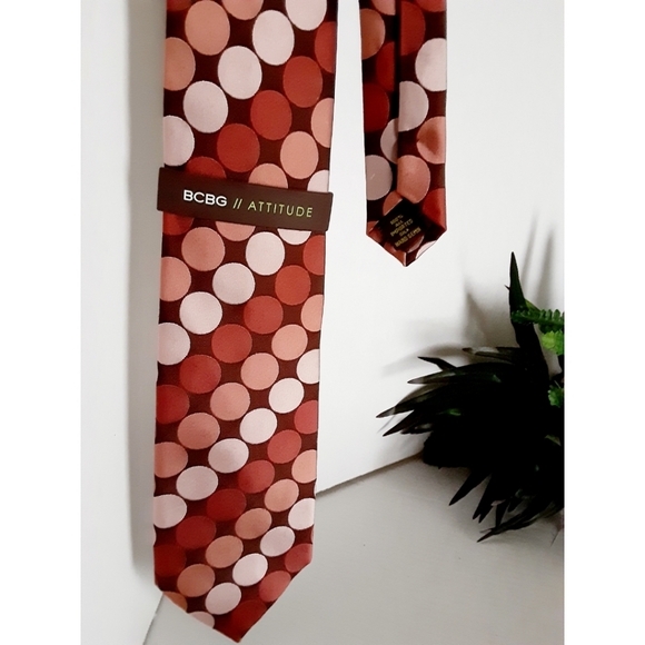 BCBG Attitude Kenna Polkadot Silk Tie - Picture 6 of 9